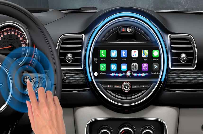 واجهة Apple CarPlay Android التلقائية اللاسلكية: محول شاشة السيارة الأصلي